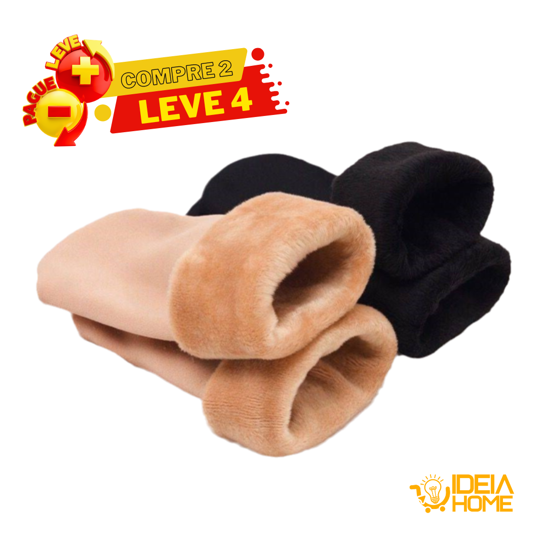 Kit Meia Térmica Plush | Compre 2 Leve 4